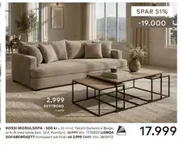 Skeidar ROSSI MODULSOFA tilbud