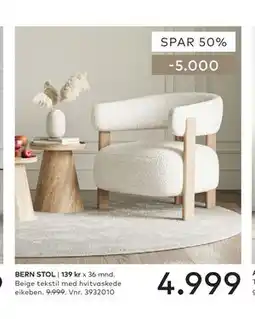 Skeidar BERN STOL tilbud