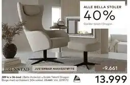 Skeidar Bella Hvilestol u/krakk tilbud