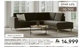 Skeidar HEDDA MODULSOFA tilbud