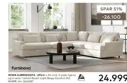 Skeidar ROMA HJØRNESOFA tilbud