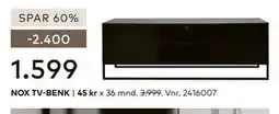 Skeidar NOX TV-BENK tilbud