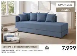 Skeidar TINA SOVESOFA tilbud