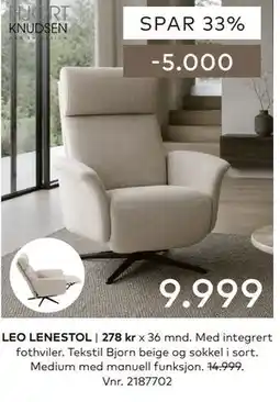 Skeidar LEO LENESTOL tilbud