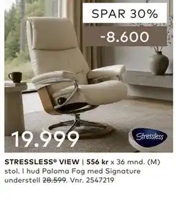 Skeidar STRESSLESS VIEW tilbud