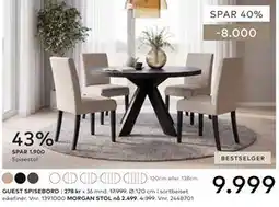 Skeidar GUEST SPISEBORD tilbud