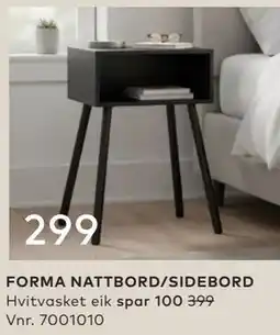 Skeidar FORMA NATTBORD/SIDEBORD tilbud