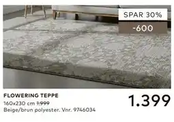 Skeidar FLOWERING TEPPE tilbud