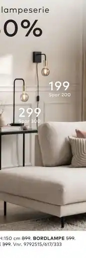 Skeidar ZEB VEGGLAMPE tilbud