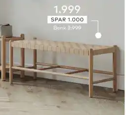 Skeidar Benk tilbud