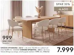 Skeidar GROOVE SPISEBORD tilbud
