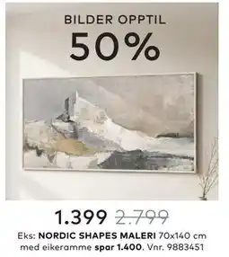Skeidar NORDIC SHAPES MALERI tilbud
