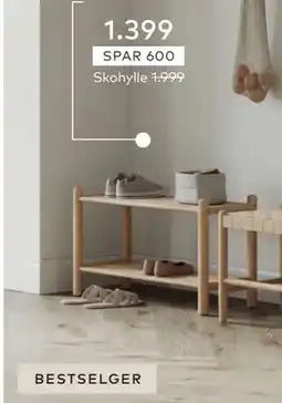 Skeidar Skohylle tilbud