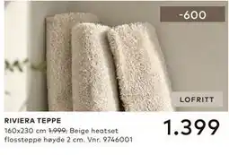 Skeidar RIVIERA TEPPE tilbud
