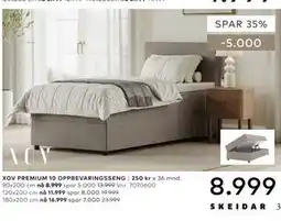 Skeidar XOV PREMIUM 10 OPPBEVARINGSSENG tilbud