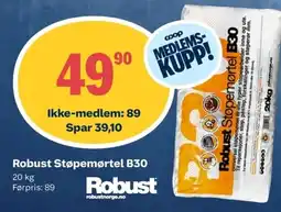 Coop Obs Robust Støpemørtel B30 tilbud