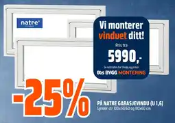 Coop Obs Natre garasje vindu tilbud