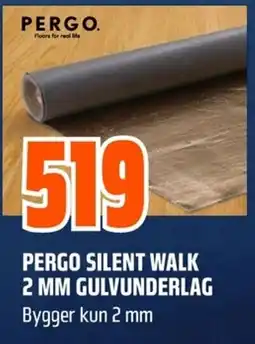 Coop Obs Pergo silent walk 2 mm gulvunderlag tilbud