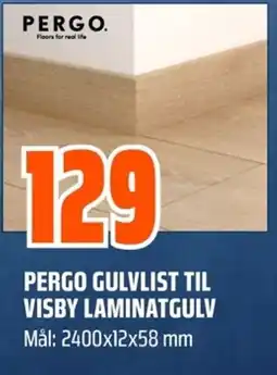 Coop Obs Pergo gulvlist til visby laminatgulv tilbud