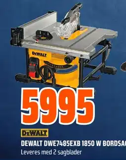 Coop Obs DeWalt DWE7485EXB 1850 W Bordsag tilbud