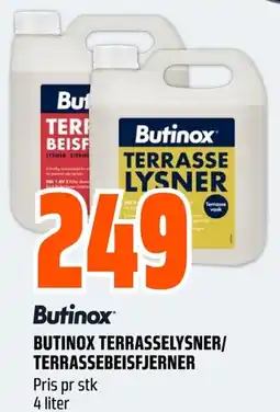 Coop Obs Butinox terrasselysner/terrassebeisfjerner tilbud