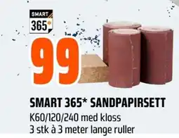 Coop Obs Smart 365* sandpapirsett tilbud