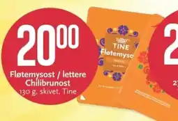 CC Mat Tine Fløtemysost / lettere Chilibrunost tilbud