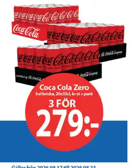 MaxiMat Svinesund Coca Cola Zero tilbud