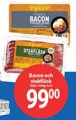 MaxiMat Svinesund Bacon och stekfläsk tilbud