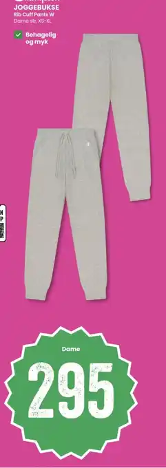 Joggebukse Rib Cuff Pants W