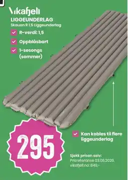 Sport Outlet Vikafjell liggeunderlag tilbud