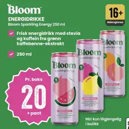 Sport Outlet Bloom energidrikke tilbud