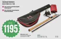 Sport Outlet Teleskop fiskesett monsen villfisk tele 7' 3-15g/ monsen villfisk tele 9' 7-24g tilbud