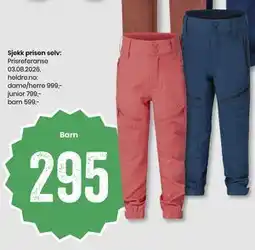 Sport Outlet Heldre Geilo Turbukse Barn tilbud