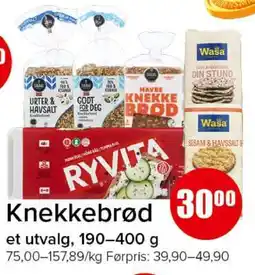 Spar Knekkebrød tilbud