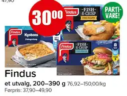 Spar Findus tilbud