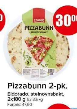 Spar Pizzabunn 2-pk tilbud