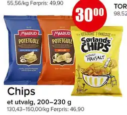Spar Chips tilbud