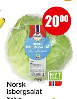 Spar Norsk isbergsalat tilbud