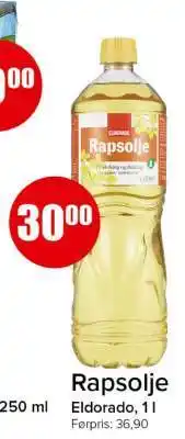 Spar RAPSOLJE tilbud