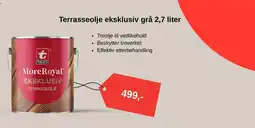 Montér Talgo MoreRoyal Eksklusiv Terrasseolje tilbud