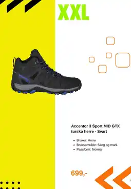 XXL Sport Merrell Accentor 3 Sport MID GTX tilbud