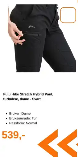 XXL Sport Lundhags Fulu Hike Stretch Hybrid Pant tilbud