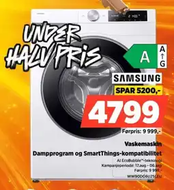 POWER Samsung Vaskemaskin tilbud