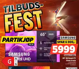 POWER Samsung 65" 4K Smart-TV Slank 8 serie tilbud