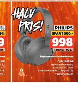 POWER Philips støydempende hodetelefoner tilbud
