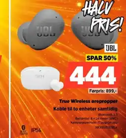 POWER JBL True Wireless ørepropper tilbud