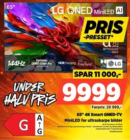 POWER LG 65" 4K Smart QNED-TV tilbud
