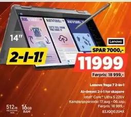 POWER Lenovo Yoga 7 2-in-1 tilbud