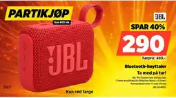 POWER JBL Bluetooth-høyttaler tilbud